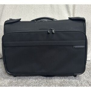 Briggs & Riley U374-4 Rolling Garment Bag Black Carry-On Luggage